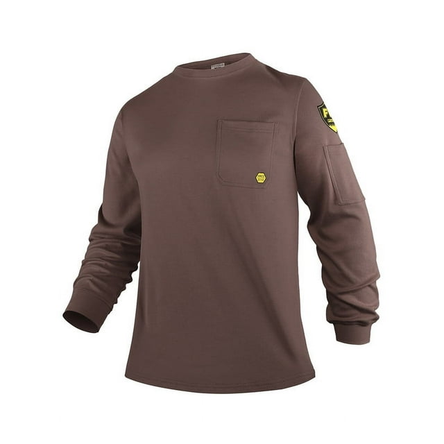 PTAHDUS FR Shirts for Men, 7.1oz Flame Resistant Clothing Long Sleeve