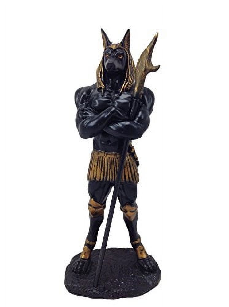Pacific Giftware – Statuetta Anubi Seduto In Resina, Divinità Egizia, 20,3 Cm