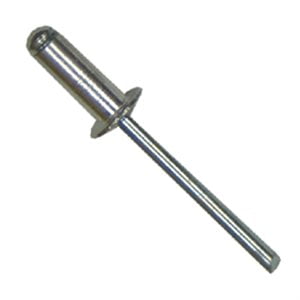AES Industries AES26542 0.18 in. Dia. x 0.5 in. Grip Range Blind Pop Rivet with Mandrel - Aluminum