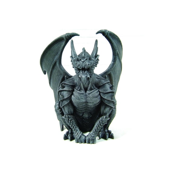 Pacific Giftware Resin Medieval Sitting Guardian Gargoyle with Wings Statue, 6.25 Inch