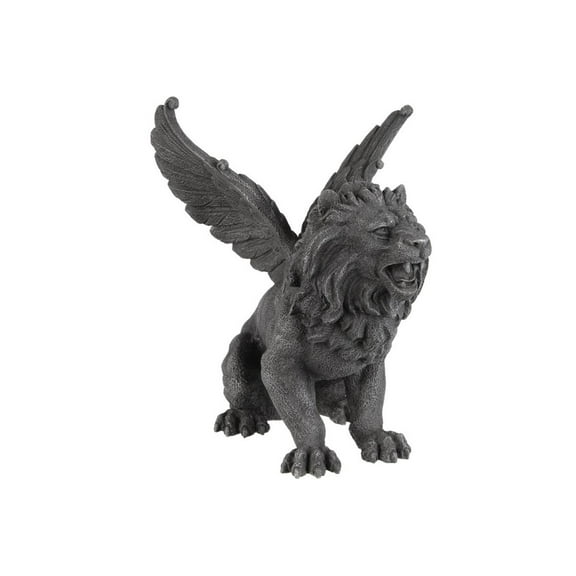 PTC 6.5 Inch Resin Medieval Winged Lion Gargoyle Statue Figurine