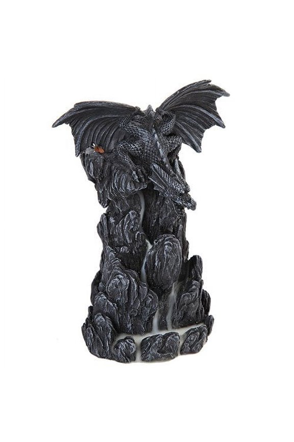 PTC 8 Inch Leaching Dragon Backflow Incense Tower Statue Figurine