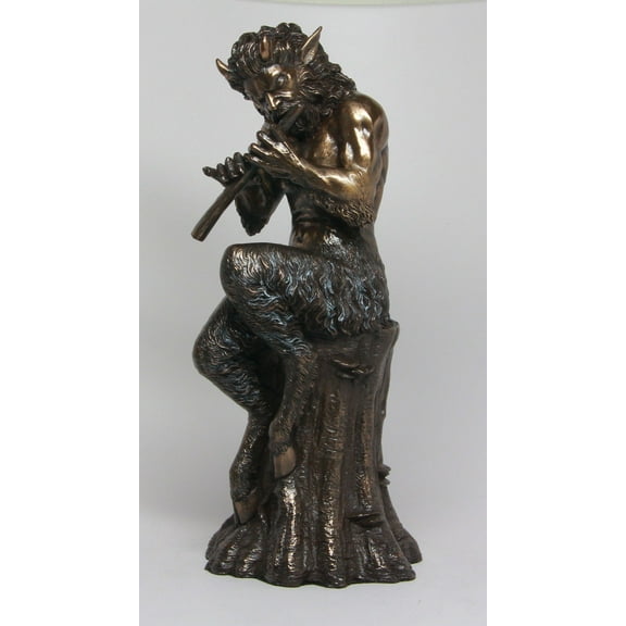 PTC 9.75 Inch Satyr Creature Mythological Being Resin Statue Figurine