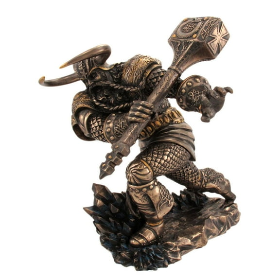 PTC Mighty Thor with Hammer Norse Mythology God Resin Statue Figurine
