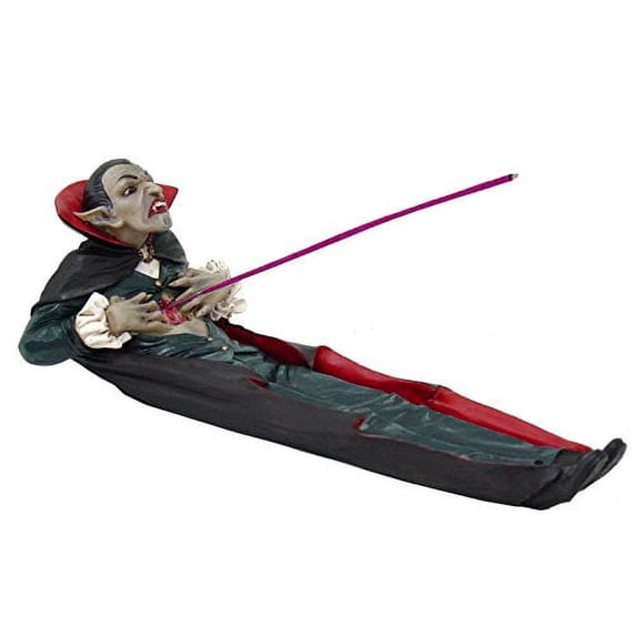 PTC Open Heart Vampire Resin Incense Burner Statue Figurine