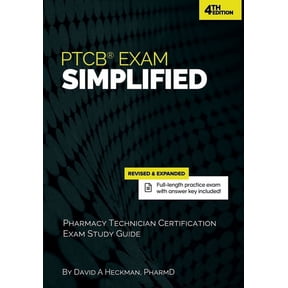 PTCB Exam Simplified: Pharmacy Technician Certification Exam Study Guide, (Paperback)