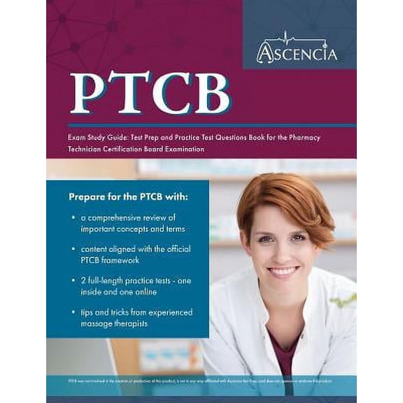 Pre-Owned PTCB Exam Study Guide: Test Prep and Practice Test Questions Book for the Pharmacy Technician Certification Board Examination (Paperback)