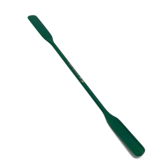 PTFE Coated Double Ended 7" Lab Scoop Spoon Half Round & Flat Spatula