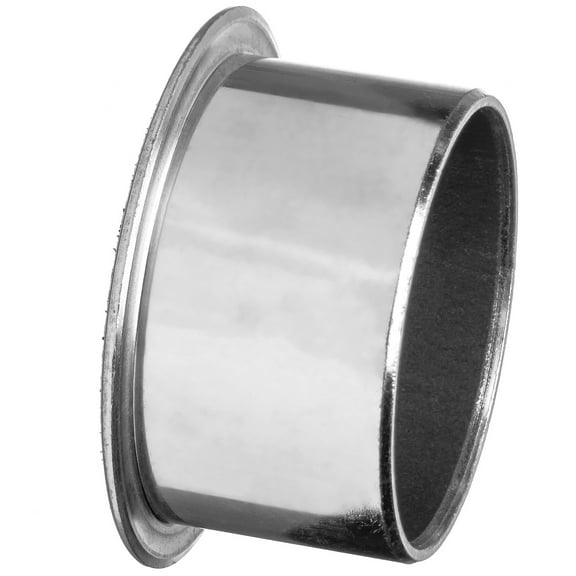 PTFE Lined Wrapped Plain Flanged Bearing - 1" ID x 1-1/8" OD x 1-1/4" Long