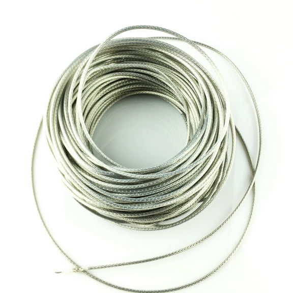 PTFE Oxygen Free Copper Braided Shielded Wire For Electric Guitar Bass per meter ( #0056 ) MADE IN KOREA
