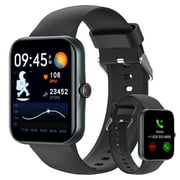 PTHTECHUS 1.83'' Smart Watch for Kids Sport Smartwatch with 37 Sports Modes DIY Watch Touchscreen Phone Calls Music Calculator Excellent Gift for Teenage(Pink)