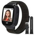 thumbnail image 1 of PTHTECHUS Smartwatch for Kids with GPS 4G HD Touchscreen Watch with Phone GPS Tracker Real-Time Location SOS Video Call Voice Chat Camera for Boys Girls Gift Black, 1 of 10
