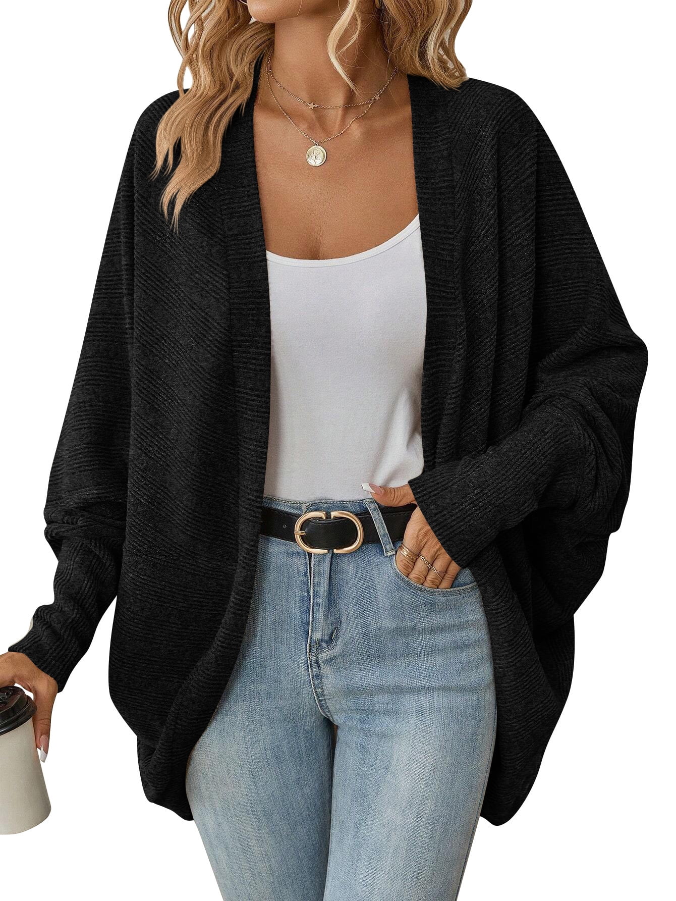 Sleeveless Cardigan Sweater