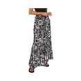 thumbnail image 1 of PTHTECHUS Womens Floral Wide Leg Pants With Pockets High Waist Adjustable Knot Loose Casual Trousers Business Work Casual Pants Loose Pants, 1 of 7