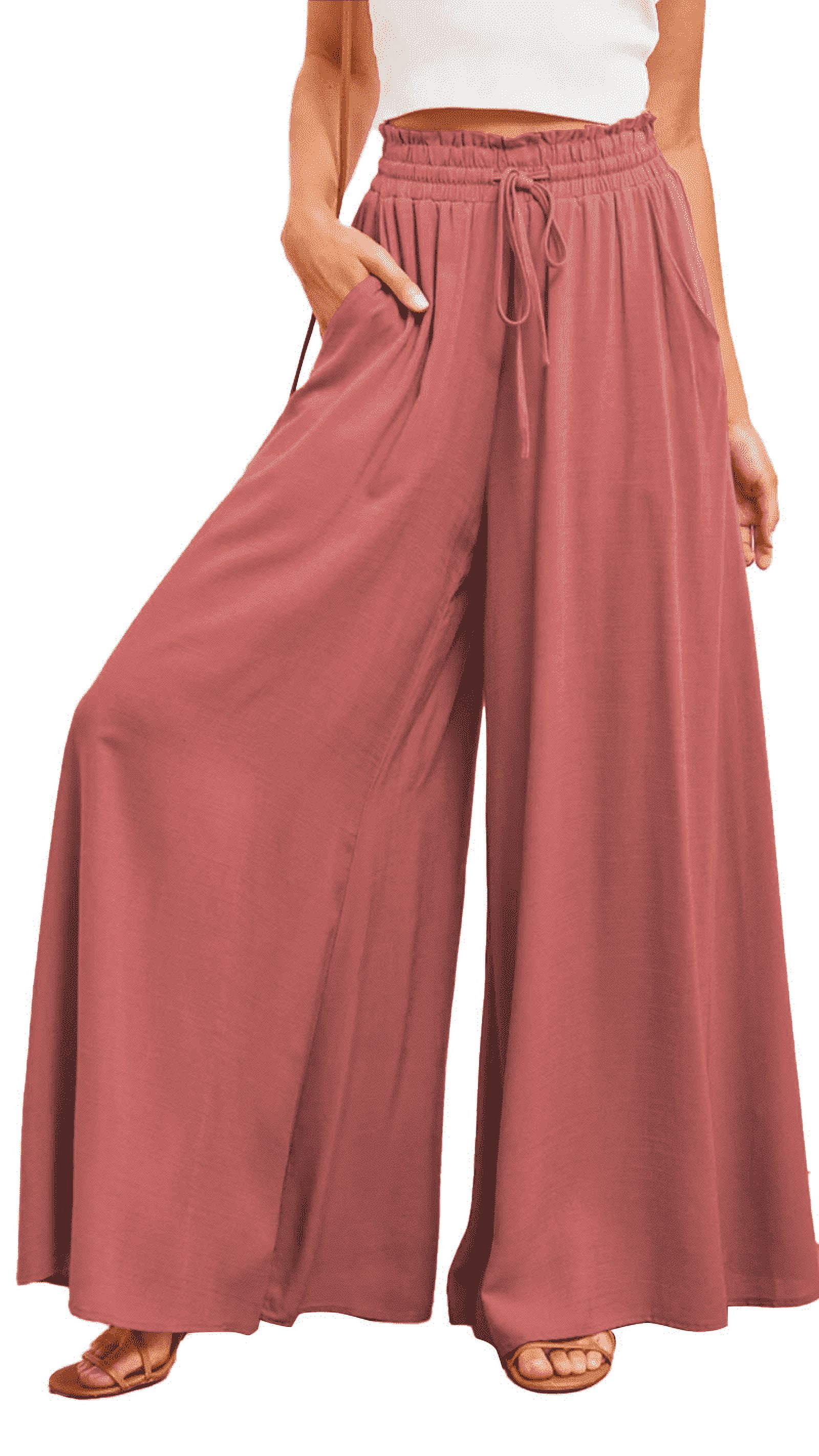women's casual wide leg loose fashion trousers