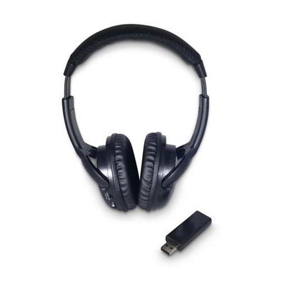 PTI Bluetooth Noise-Canceling Over-Ear Headphones, Black, PT-908-HS