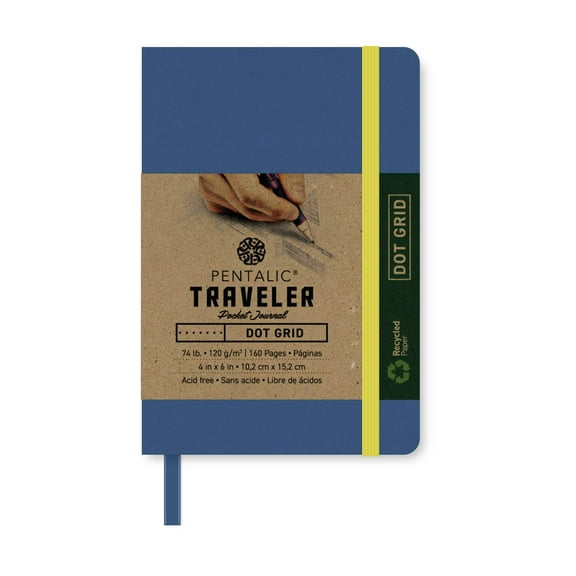 Royal & Langnickel - Pentalic Traveler Pocket Journal - Dot Grid 6x4