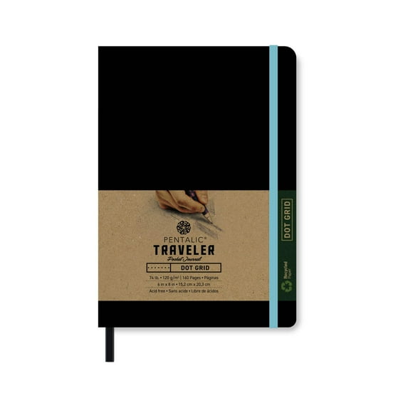 Royal & Langnickel - Pentalic Traveler Pocket Journal - Dot Grid 8x6