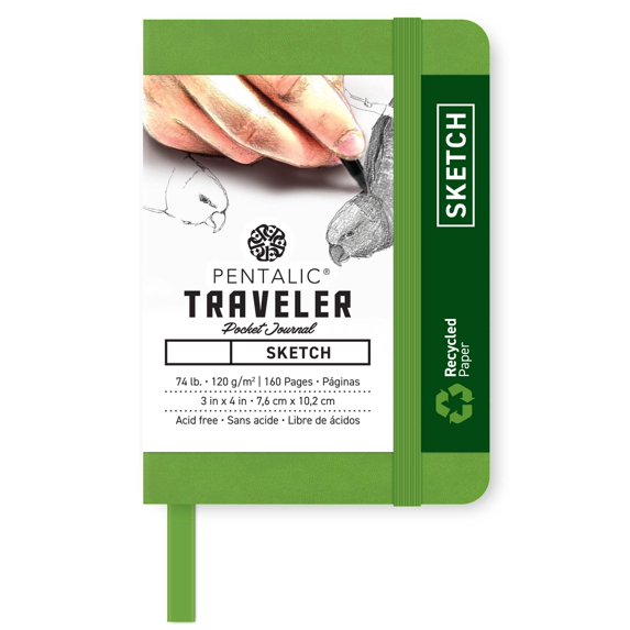 Royal & Langnickel - Pentalic AF 4x3 Recycled Traveler Sketchbook