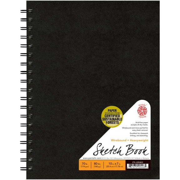 Royal & Langnickel - Pentalic Traditional Sketchbook - Wirebound