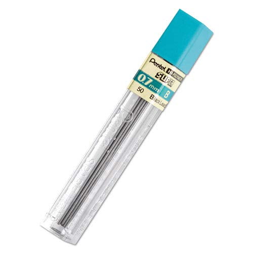 Super Hi-Polymer Lead Refills, 0.7 mm, B, Black, 12/Tube Super Hi-Polymer Lead Refills, 0.7 mm, B, Black, 12/Tube