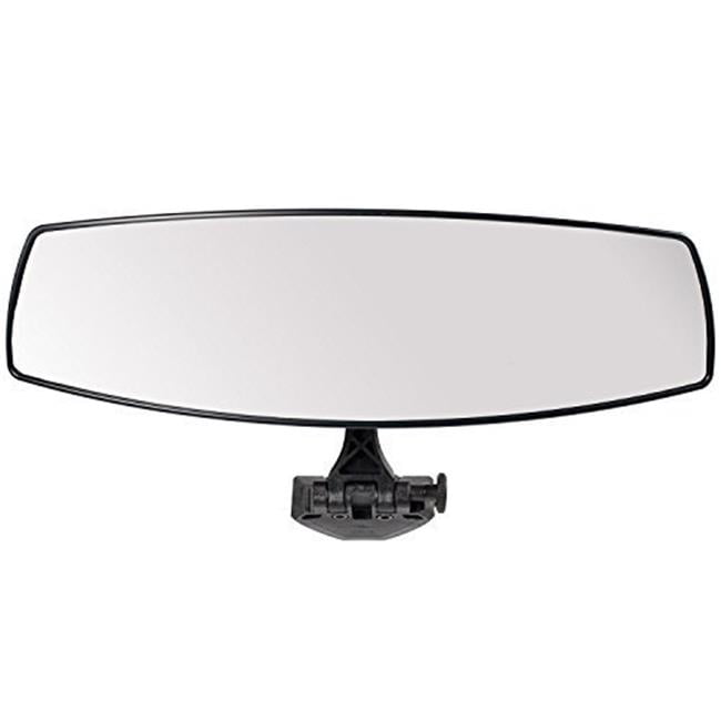 Black Carbon Fiber Composite Panoramic Boat Mirror with Bracket