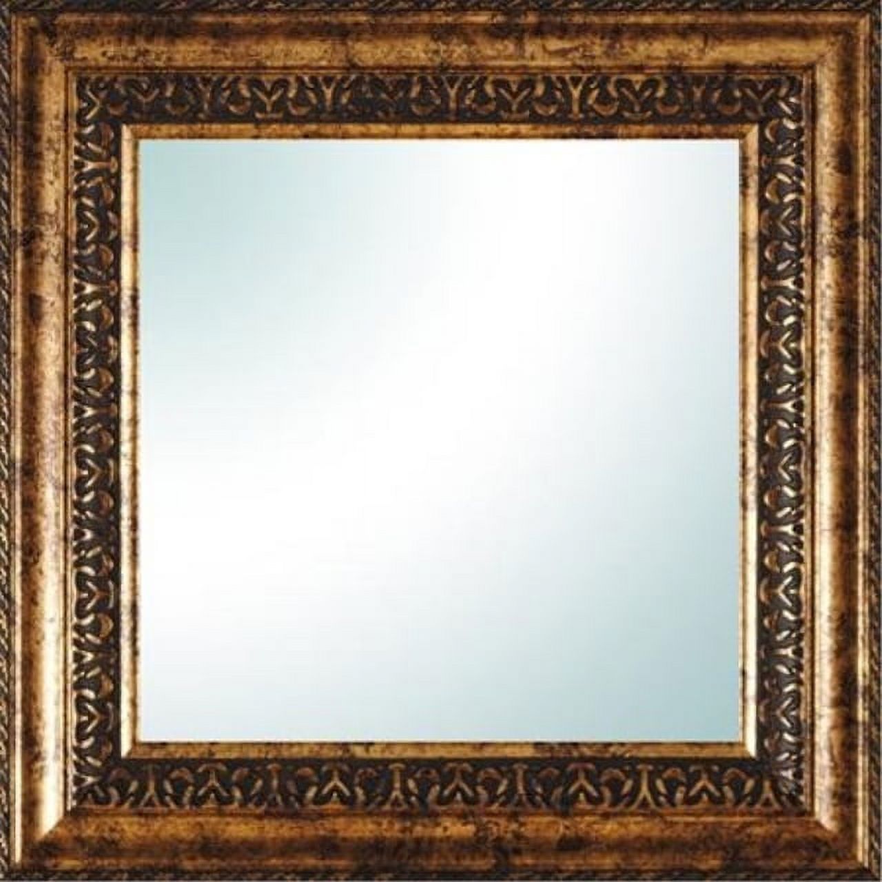 PTM Images 14" x 14" Gold Ornate Square Mirror - image 1 of 1