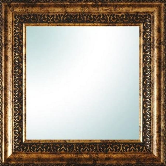 PTM Images 14" x 14" Gold Ornate Square Mirror