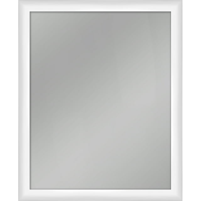 PTM Images 18" x 22" Mirror, White