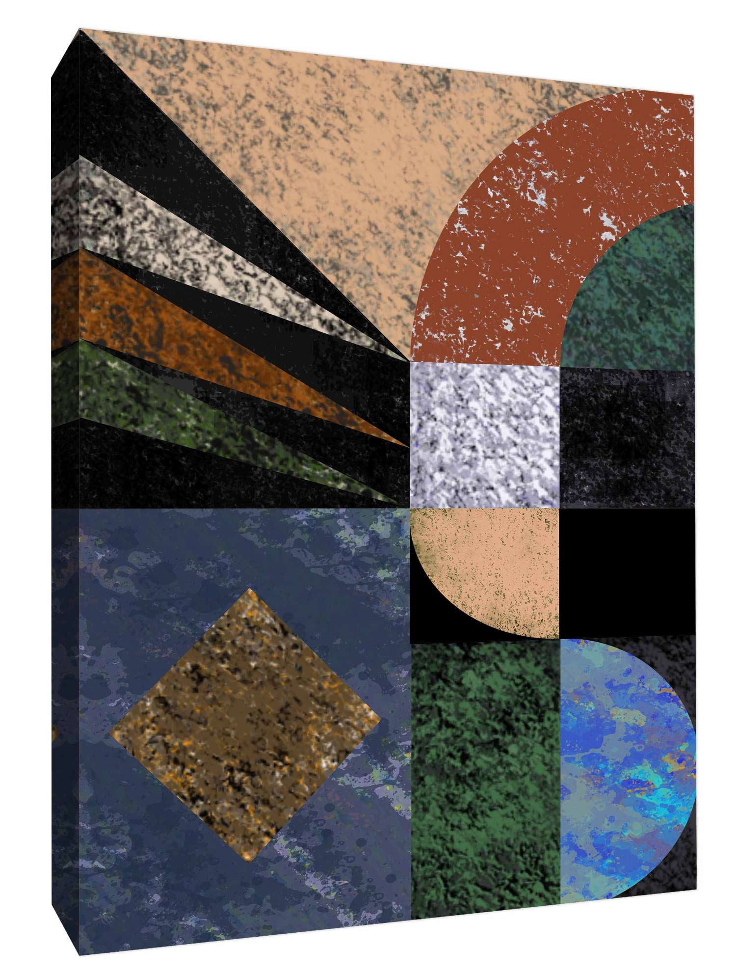PTM Images,Abstrac Rocks, 16x20, Decorative Canvas Wall Art