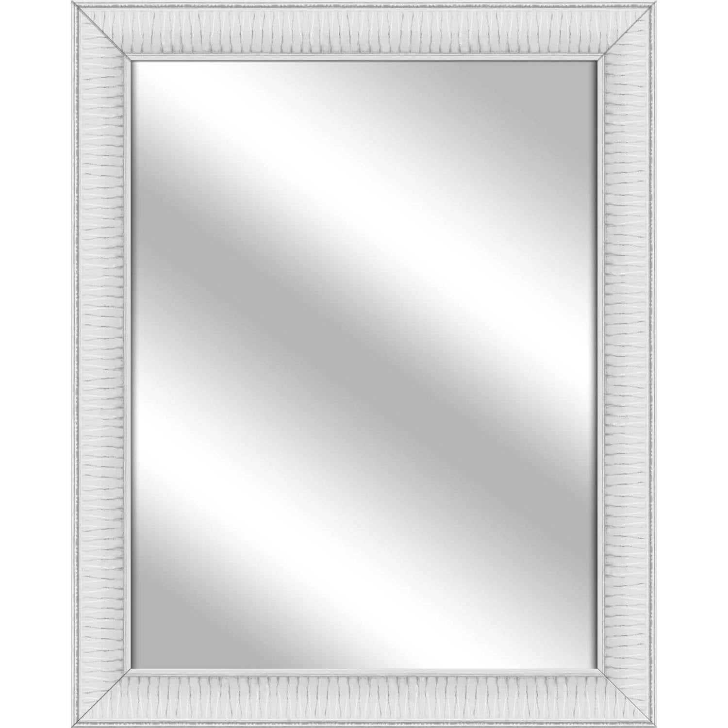 PTM Images Excitant Ready to Hang Framed Mirror, White