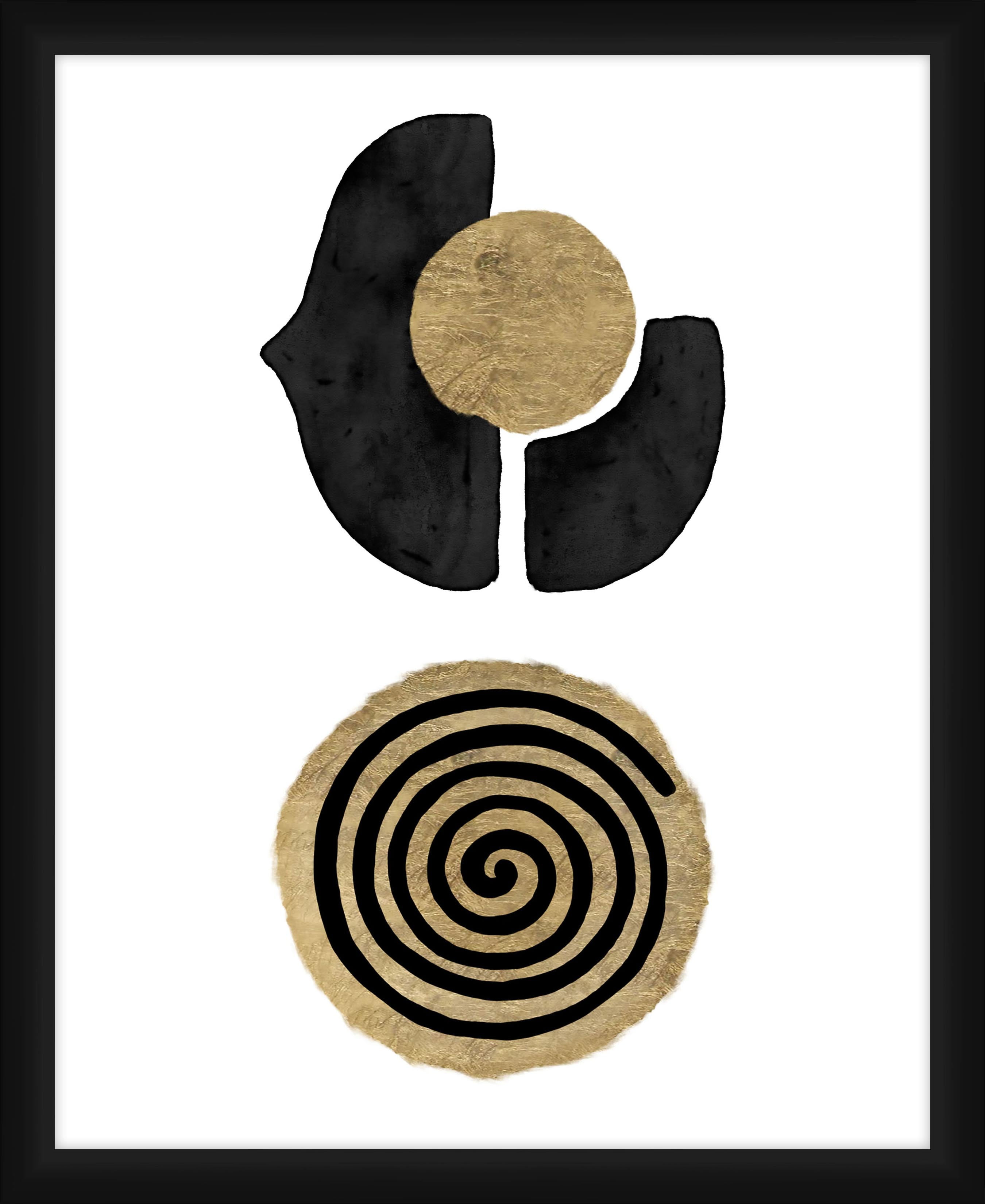 PTM Images,Gold & black Circle