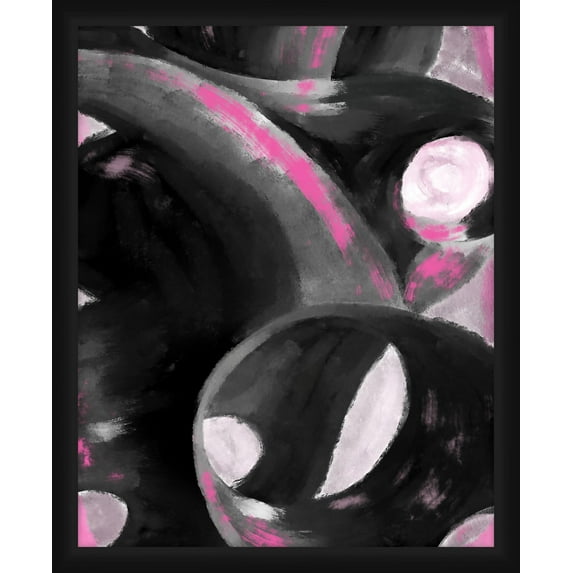 PTM Images,Pink & Black Lines