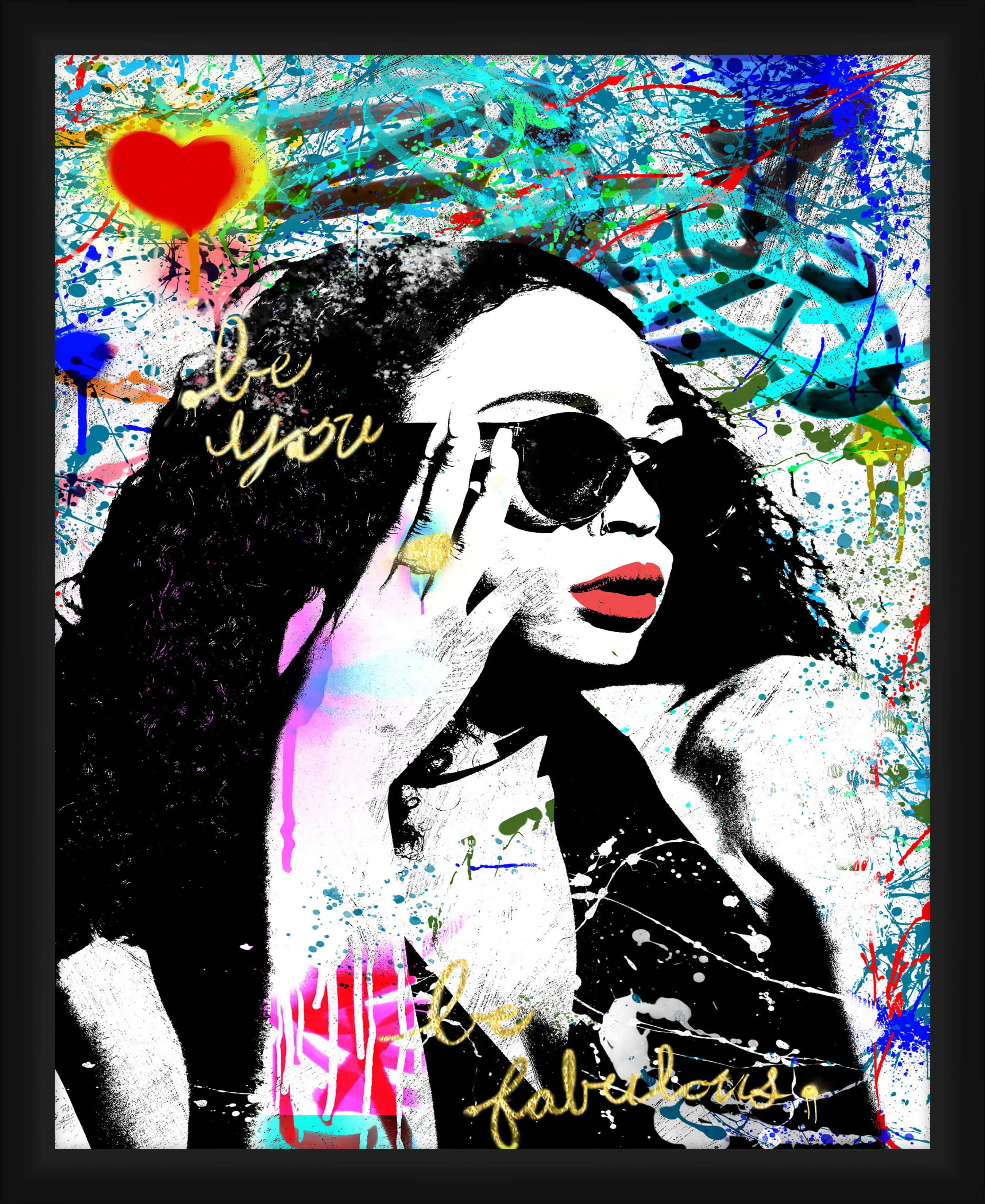 PTM Images Printed Abstract Framed Art Prints