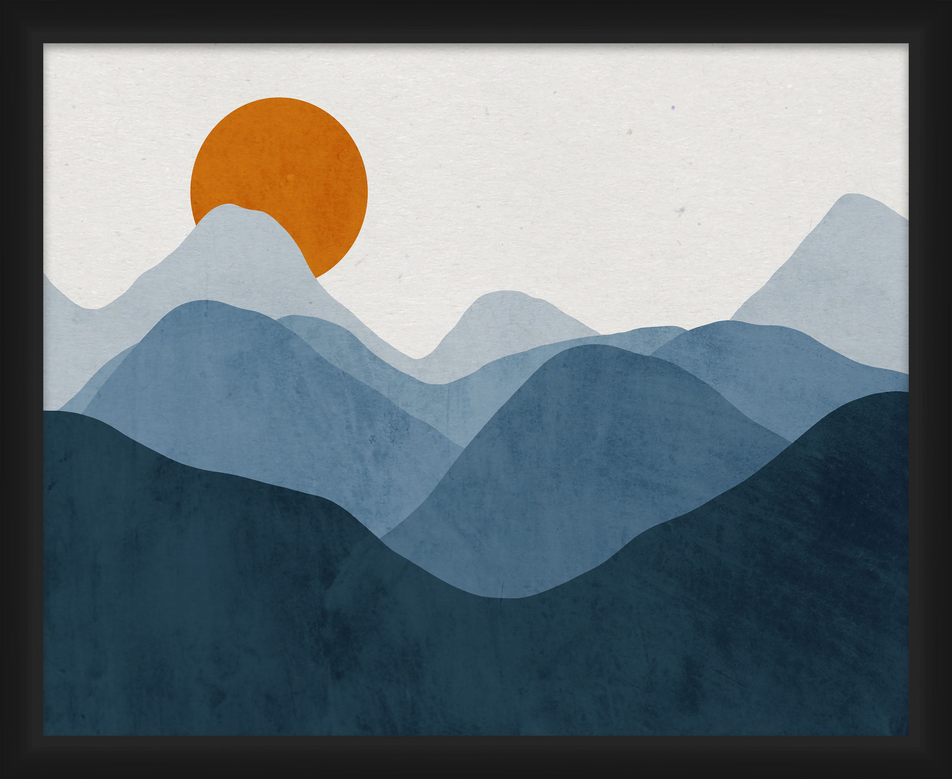 PTM Images Sun Dream 4 Framed Canvas Wall Art
