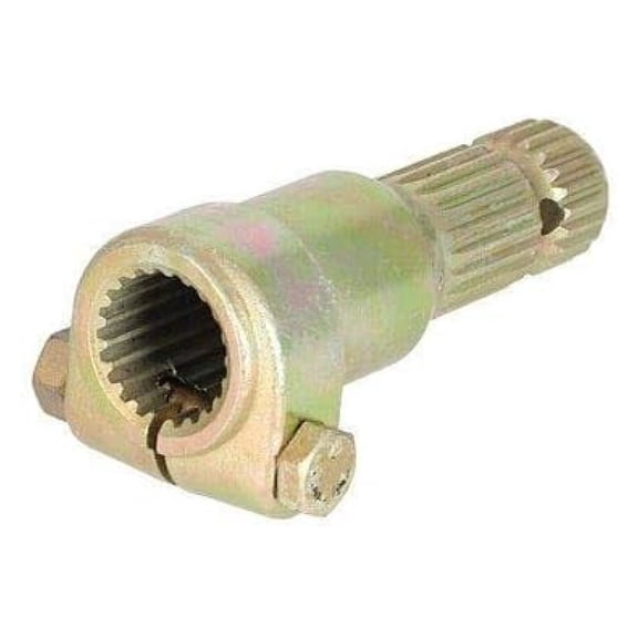 PTO Adapter Clamp Type 1-3/8" 21 Spline Female 1-3/8" 21 Spline Male 75 Black