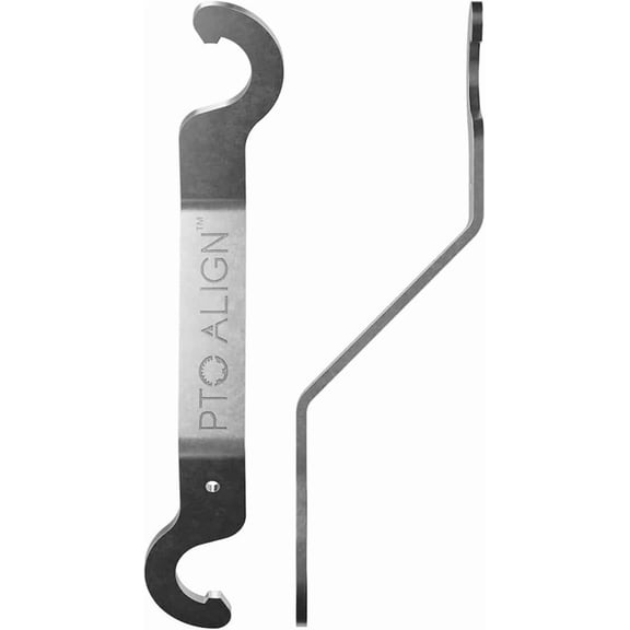 PTO Align Spanner Wrench, 12.375" Heavy-Duty Steel PTO Shaft Alignment Tool Compatible SD, HD & Compact Systems Patent Pending Farm Implement Connection Aid