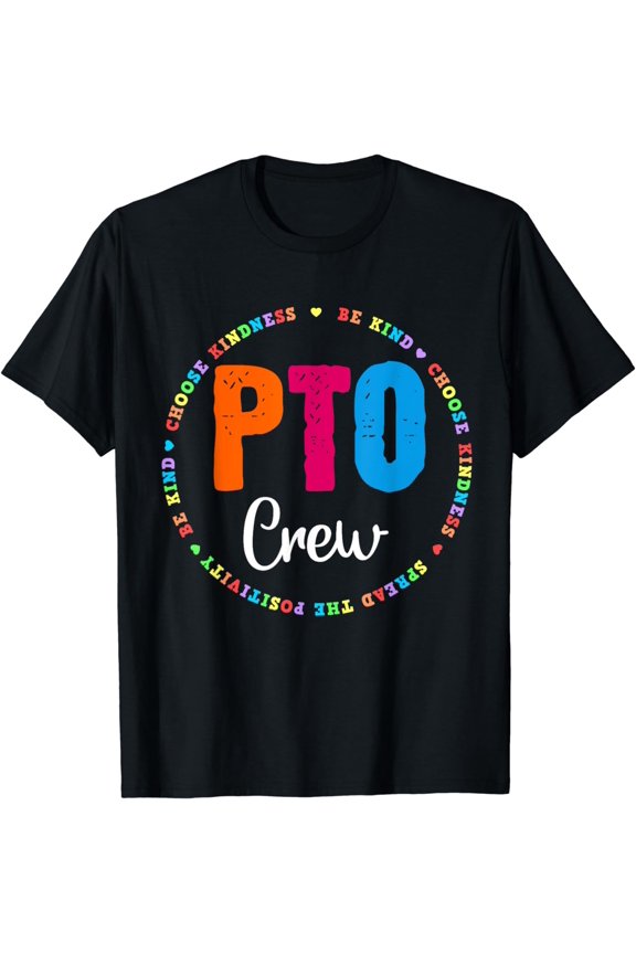 PTO Crew Parent School Volunteer Board Mom Parent Teacher T-Shirt
