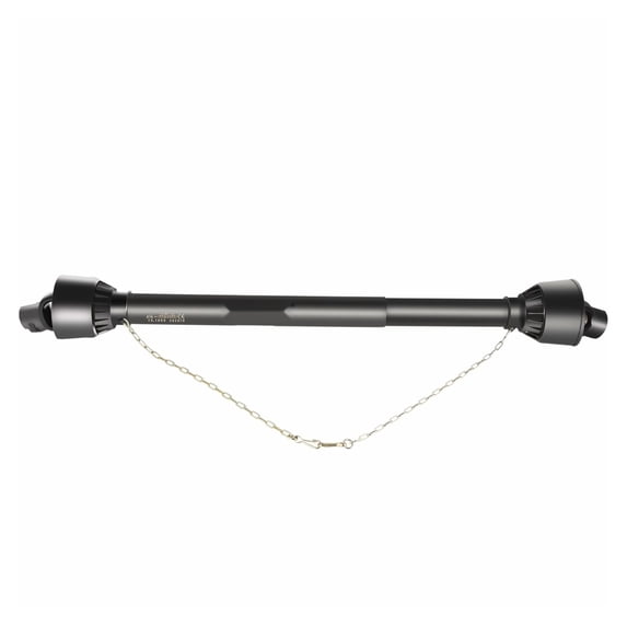PTO Drive Shaft 1-3/8" 6 Spline, 51-74" Tractor PTO Shaft for Finish Mower, Rotary Cutter, Series 4, Round Implement End