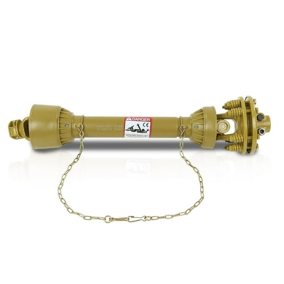 PTO Drive Shaft 1-3/8"x6 Spline w/Slip Clutch Yellow T4 31.5"-41"