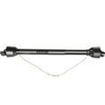 thumbnail image 1 of 1-3/8" 6 Spline Tractor PTO Drive Shaft, Round Implement Ends Series 4 Driveline Shaft, 43"-61" Black Brush Hog PTO Shaft for Finish Mower, Rotary Cutter, 1 of 7