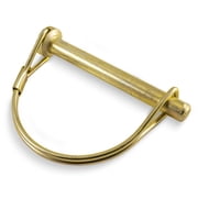 PTO Shaft Locking Hitch Pin 5/16" x 2-1/4 Inch with Round Wire Retainer Clip Pack of 3