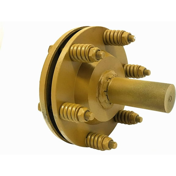 PTO Slip Clutch 1-3/8" X 6 Spline Quick Release & Spline Clamp End to Tractor Shaft Driveline for Rural King Country Way Rotary Tiller Shaft