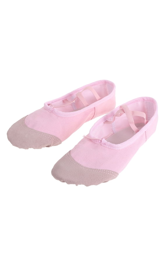 1 Pair Gymnastic Shoes For Girls Black For Dance Classes With Stability Enhancement