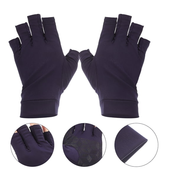 PTOOTP Elastic Workout Gloves with Silicone Grip, Shock-Absorbing and Warm Fitness Gloves for Men & Women, 1 Pair