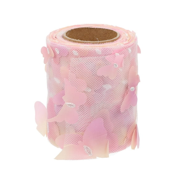 PTOOTP DIY Sewing Trim Pink Ribbon for Craft Projects Wedding and Home Decoration