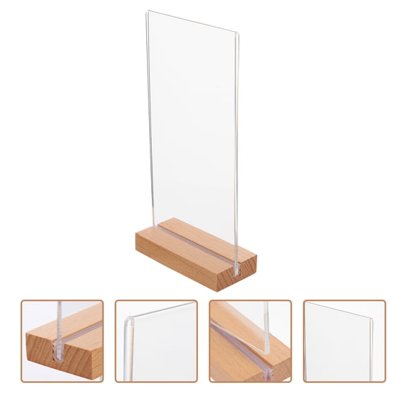 PTOOTP Catalog Display Stand Menu Display Stand Acrylic 1 Set