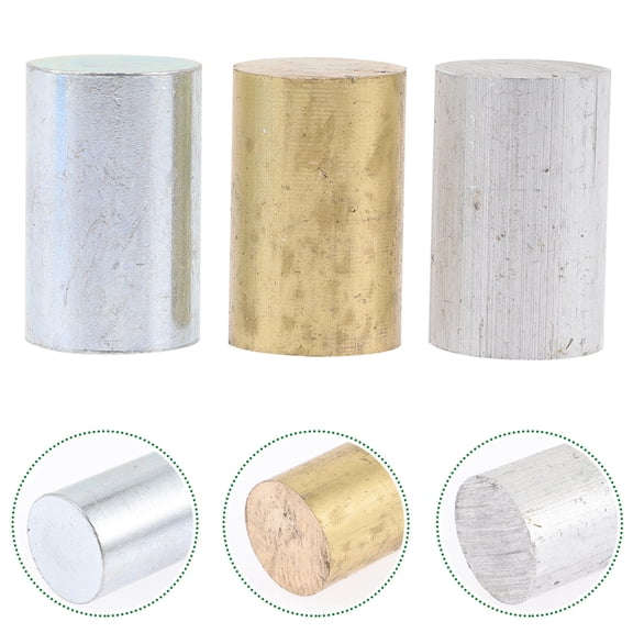 PTOOTP Metal Cylinder Set for Density Testing, Assorted Colors, Science Lab Equipment for Educational Experiments
