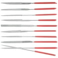 thumbnail image 1 of PTOOTP Compact Multi-Functional Needle File Set Red Steel for Home 1Set, 1 of 8
