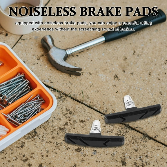 PTOOTP Electric Bike Brake Parts 1 Pair Metal Cycling Accessories Replacement Components